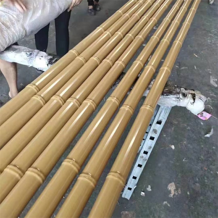 Wood grain bamboo pipe